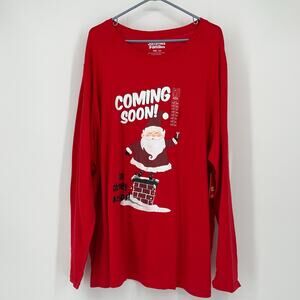 Jammies for your Families Men's Christmas Pajama's in Red Size 3XB